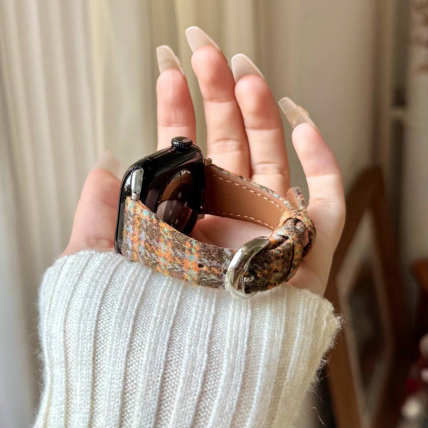 Suede Strap Watch - Nuovo Cinturino in Pelle Scamosciata a