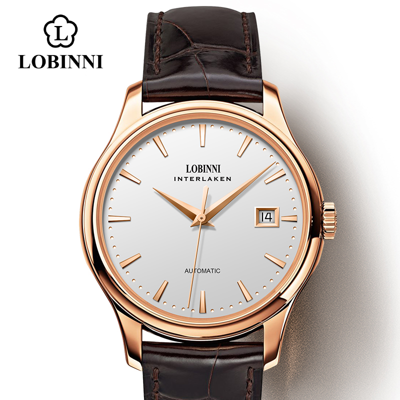 Omega Watch Constellation - Orologio meccanico da uomo LOBINNI L12026,
