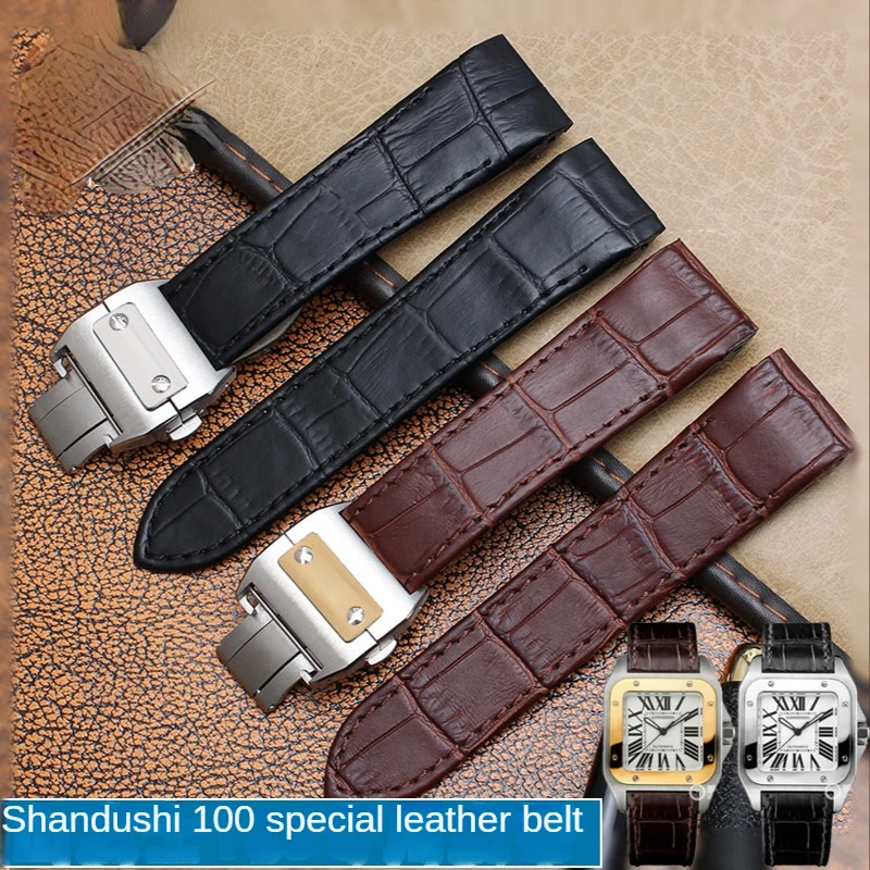 Cartier Watch Tank - Cinturino in vera pelle per Cartier