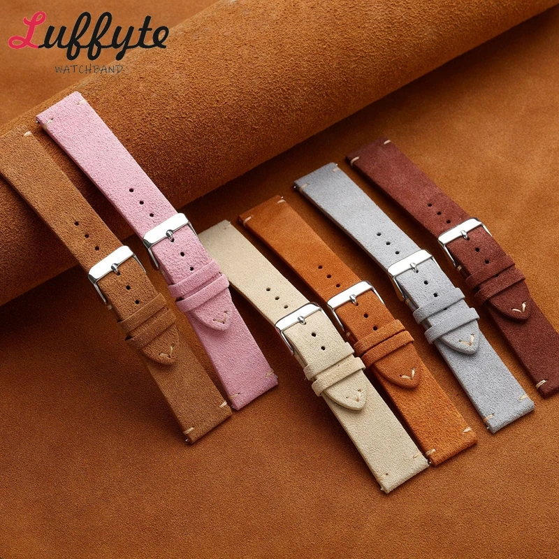 Cinturini per orologi in vera  - Suede Strap Watch recensione e prezzo